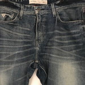 Mens GUESS Desmond Relaxed Straight Jean Size36X32